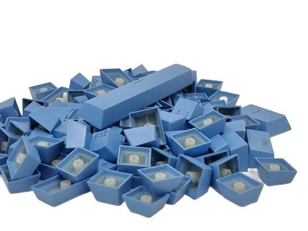 TKC ABS Blue Double Shot Keycaps