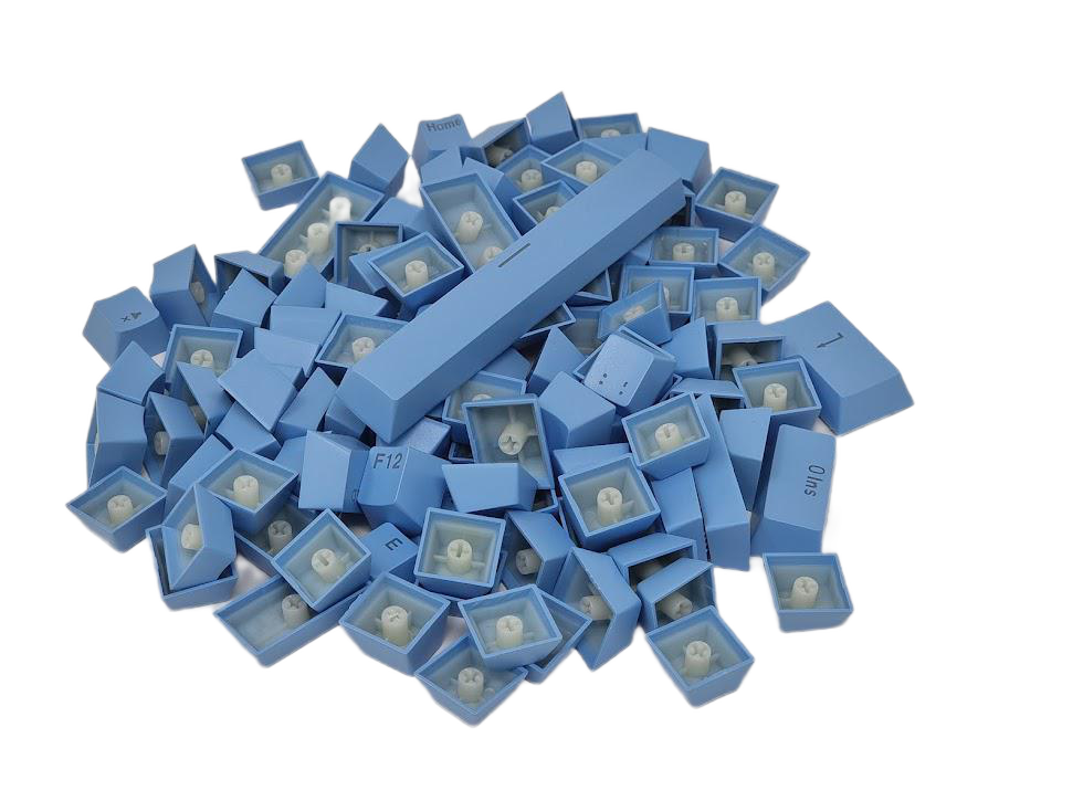 TKC ABS Blue Double Shot Keycaps