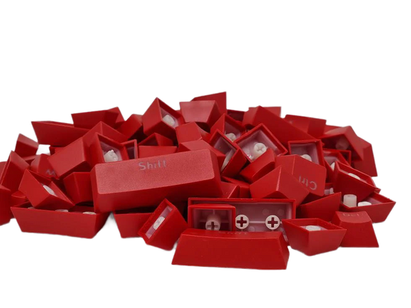 ABS Keycaps Full Size Red