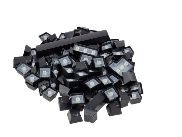 TKC ABS Black Double Shot Keycaps