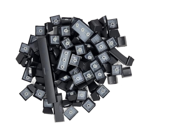 TKC ABS Black Double Shot Keycaps