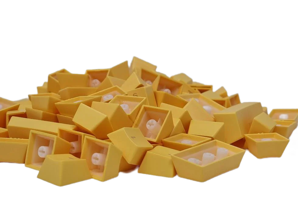 ABS Keycaps Full Size Yellow