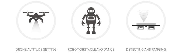 TOF (time of flight) Laser Rangefinder UART / CAN Bus, Cascading Support (5m Range)