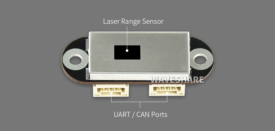 TOF (time of flight) Laser Rangefinder UART / CAN Bus, Cascading Support (5m Range)