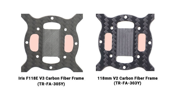 TuneRC 3" Iris F118E V3 Carbon Fibre Micro ToothPick Frame