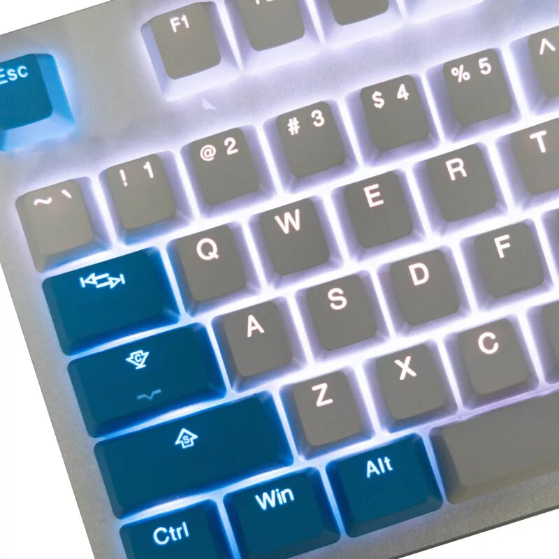 Tai-Hao PBT Backlit-114 keys - Blue Drop