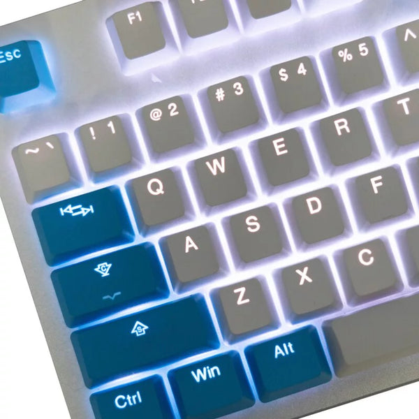 Tai-Hao PBT Backlit-114 keys - Blue Drop