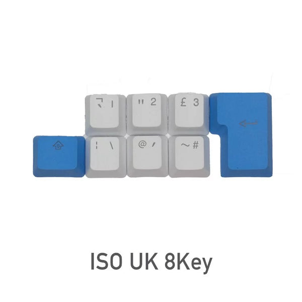 Tai-Hao PBT Backlit-114 keys - Blue Drop