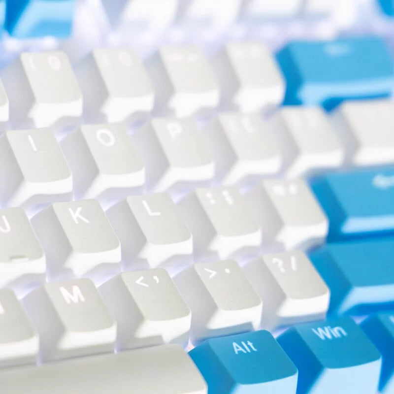 Tai-Hao PBT Backlit-114 keys - Blue Drop