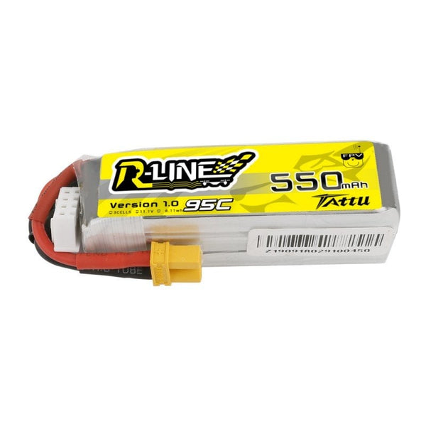 Tattu R-Line 550mAh 11.1V 3S1P 95C Lipo Battery
