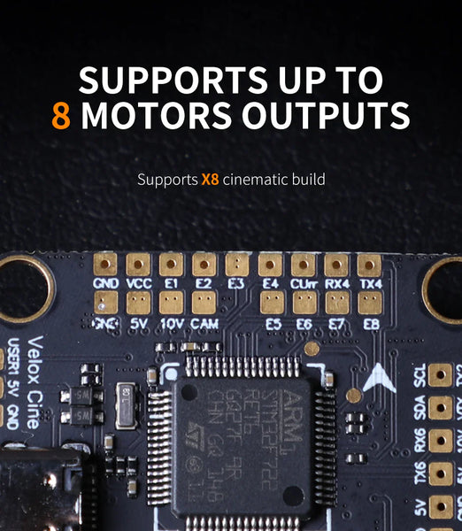T-Motor Velox Cine F7 F722 Flight Controller