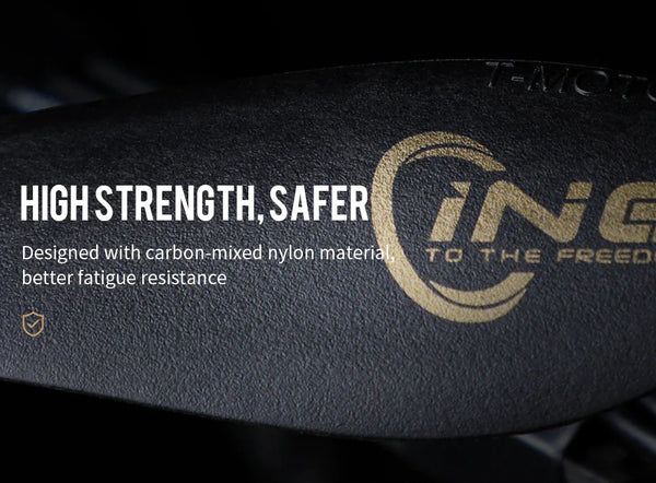 T-Motor C9.5x5 Cinematic Tri-Blade Carbon Fiber Nylon Propellers - 1CW+1CCW