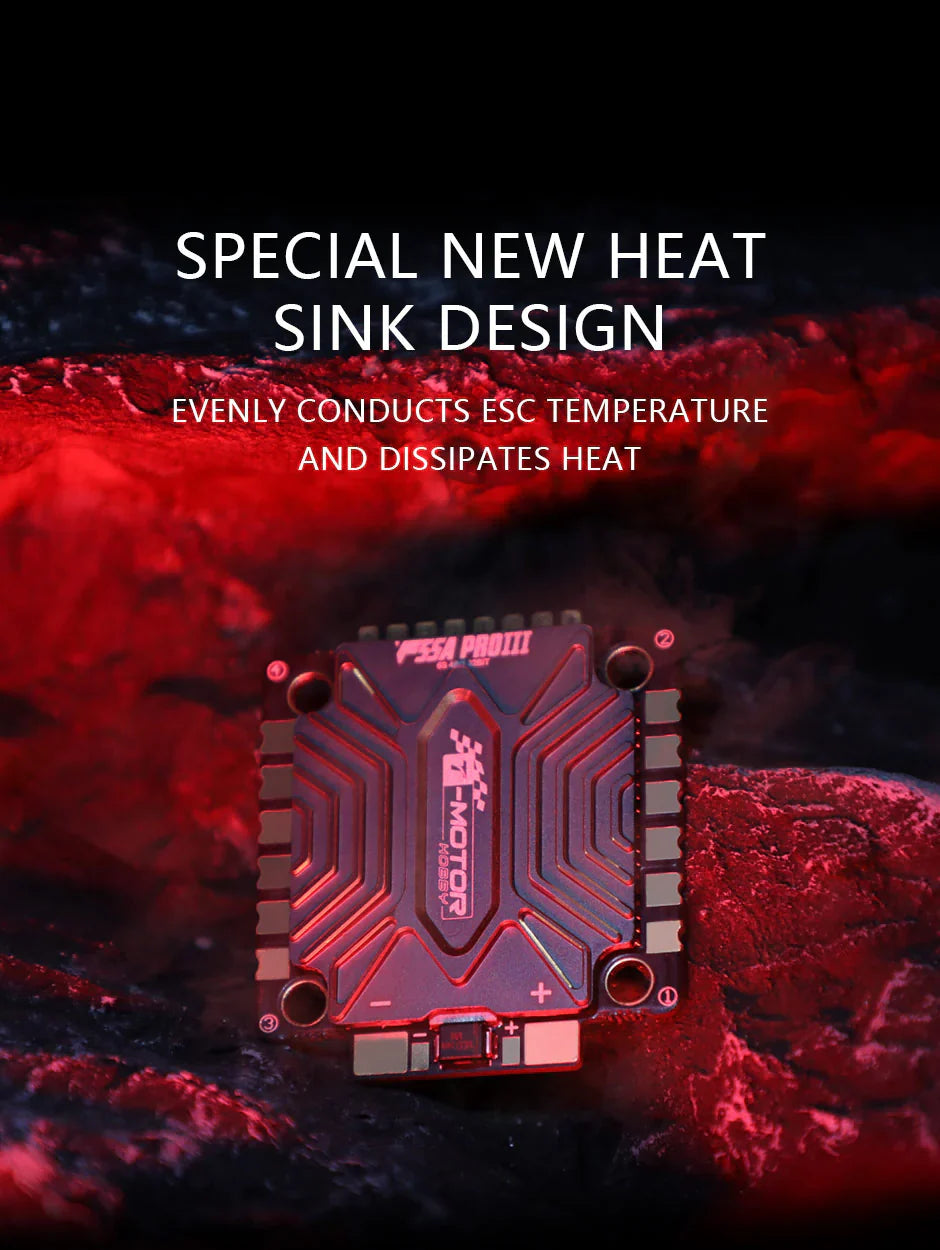 T-Motor F55A Pro III 55A 3-8s AM32 4-in-1 ESC