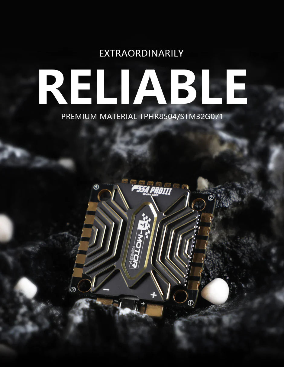 T-Motor F55A Pro III 55A 3-8s AM32 4-in-1 ESC