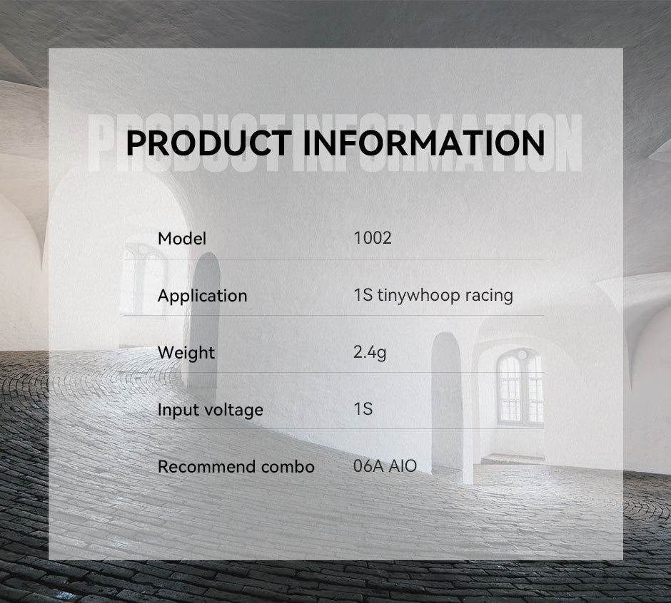 Tmotor M1002 18000kV Brushless 75x Whoop 1S Motor