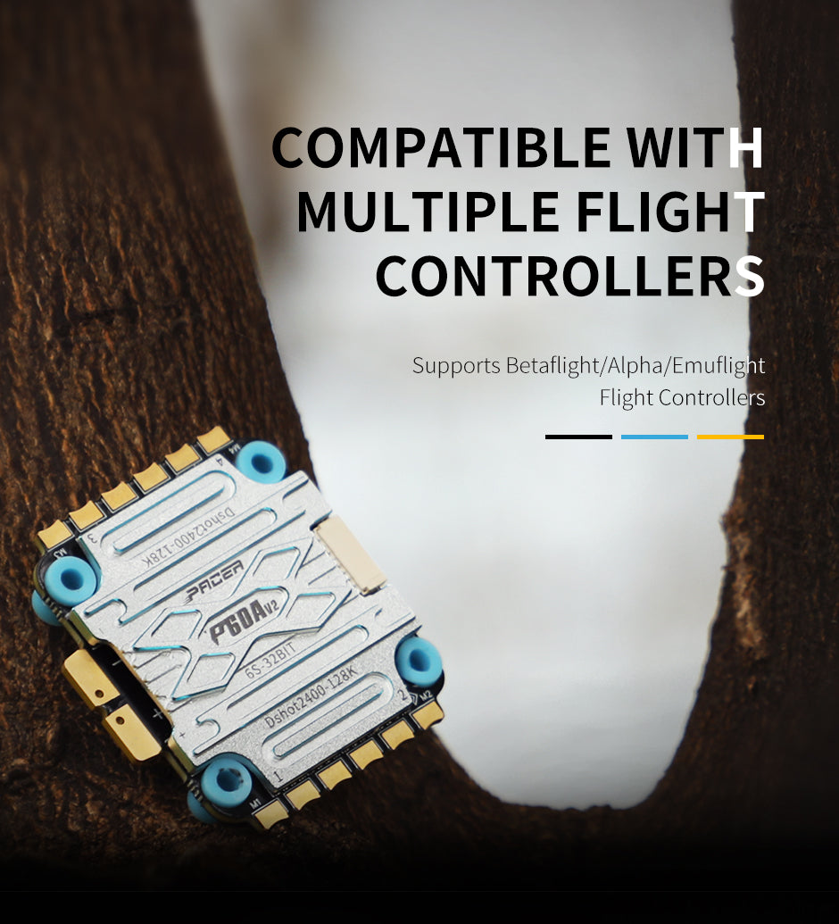 Tmotor Pacer P60A V2 4in1 BLheli 32 ESC