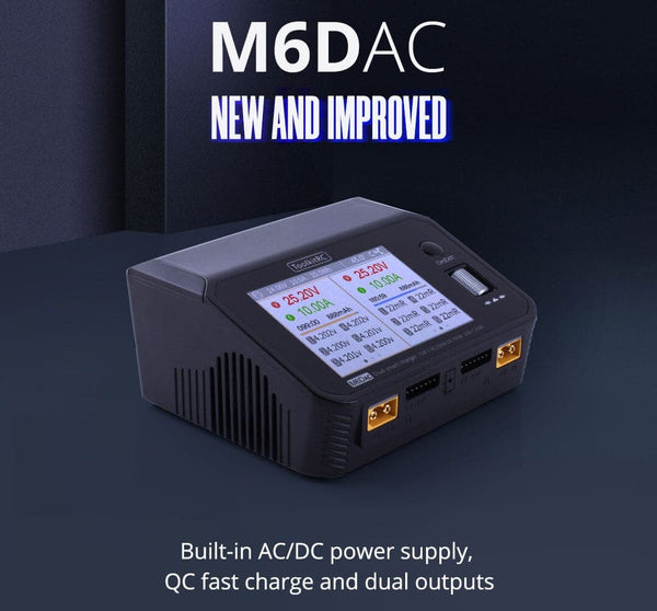 ToolkitRC M6DAC 200w AC/DC Smart Charger