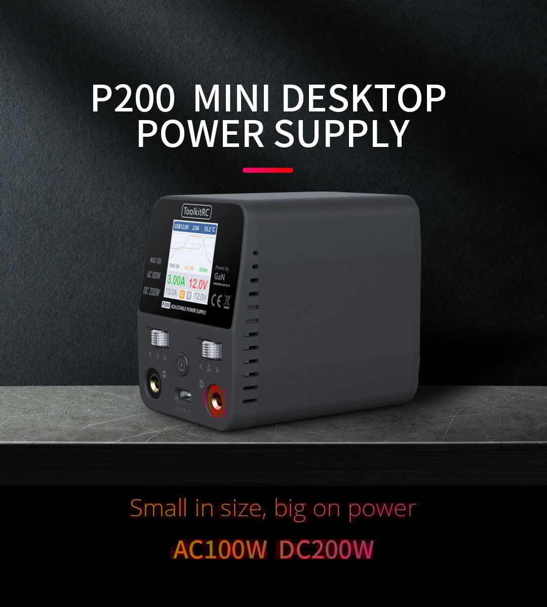 ToolkitRC P200 V2 Smart Desktop Power Supply