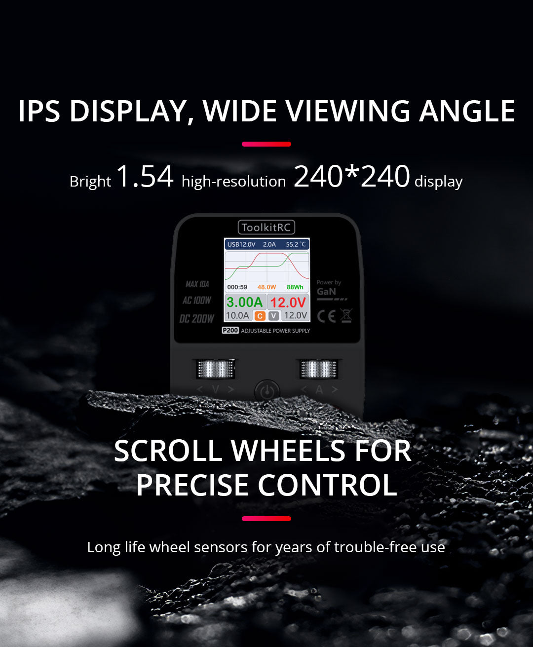 ToolkitRC P200 V2 Smart Desktop Power Supply