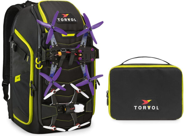 Torvol Quad Pitstop Backpack Pro + LiPo Safe Pouch Combo