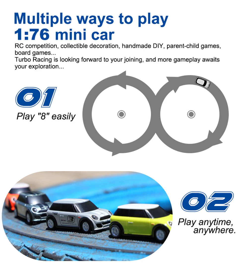 Turbo Racing Fully Proportional 1/76 Mini RC Car