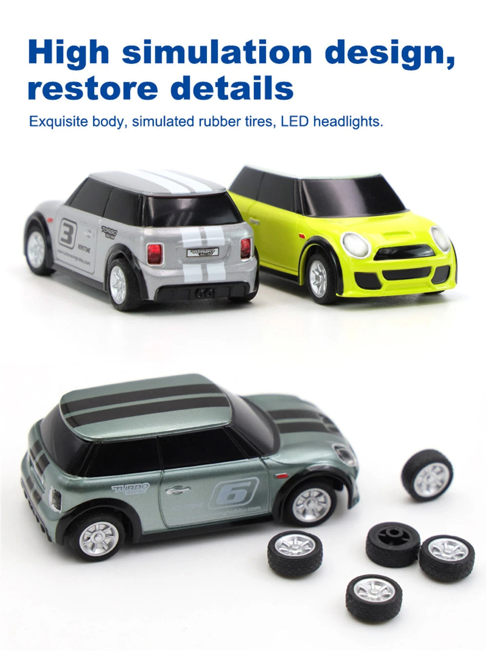 Turbo Racing Fully Proportional 1/76 Mini RC Car