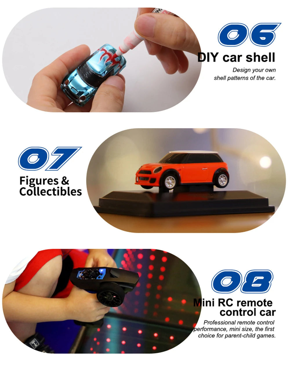 Turbo Racing Fully Proportional 1/76 Mini RC Car