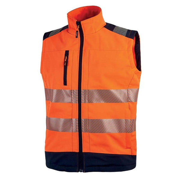 U-Power Dany Hi-Vis Softshell Water Resistant Gilet Bodywarmer