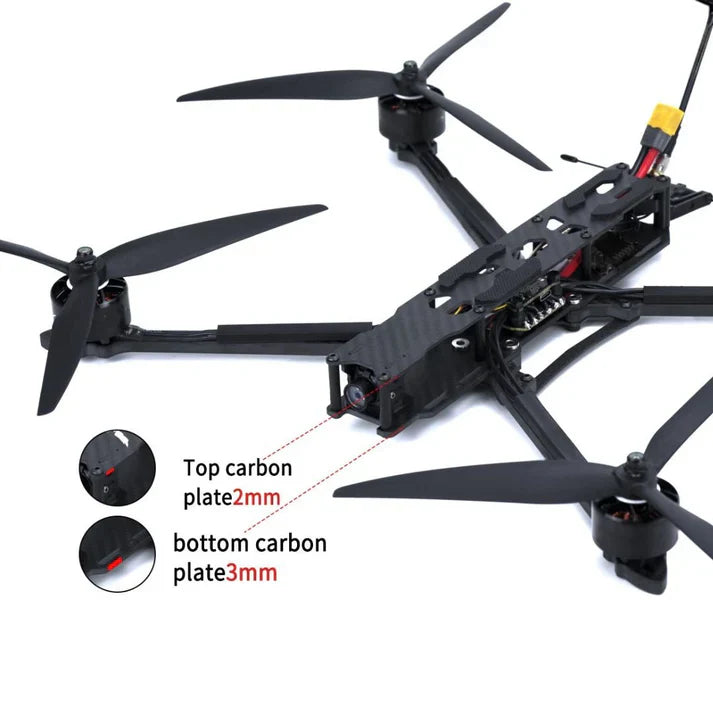 UMT 10" FPV Long Range PD Drone Base (no VTX, RX, Camera)