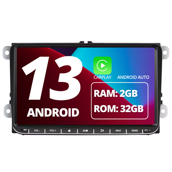 Volkswagen/Seat/Skoda Universal 9 Inch CarPlay and Android Auto Screen