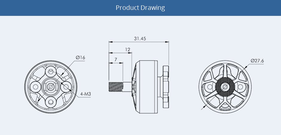 TMotor Velox V2208 V2 Veloce Series (1750kV, 1950kV, 2450kV)