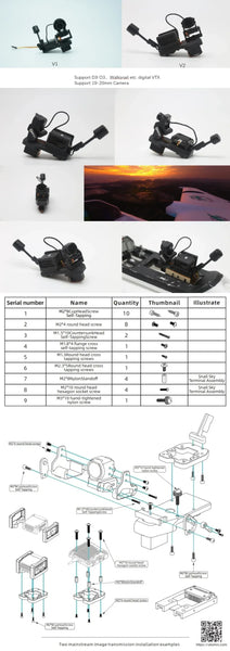 ATOMRC Quick-release Servo Gimbal V2
