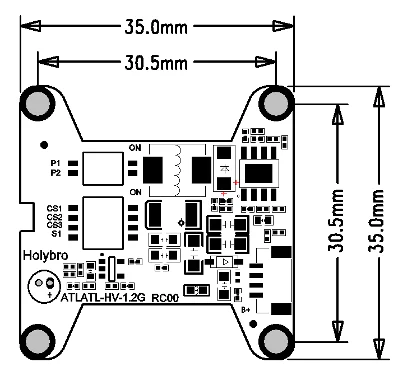 Atlatl HV V2 VTX - 1.2GHz 1W