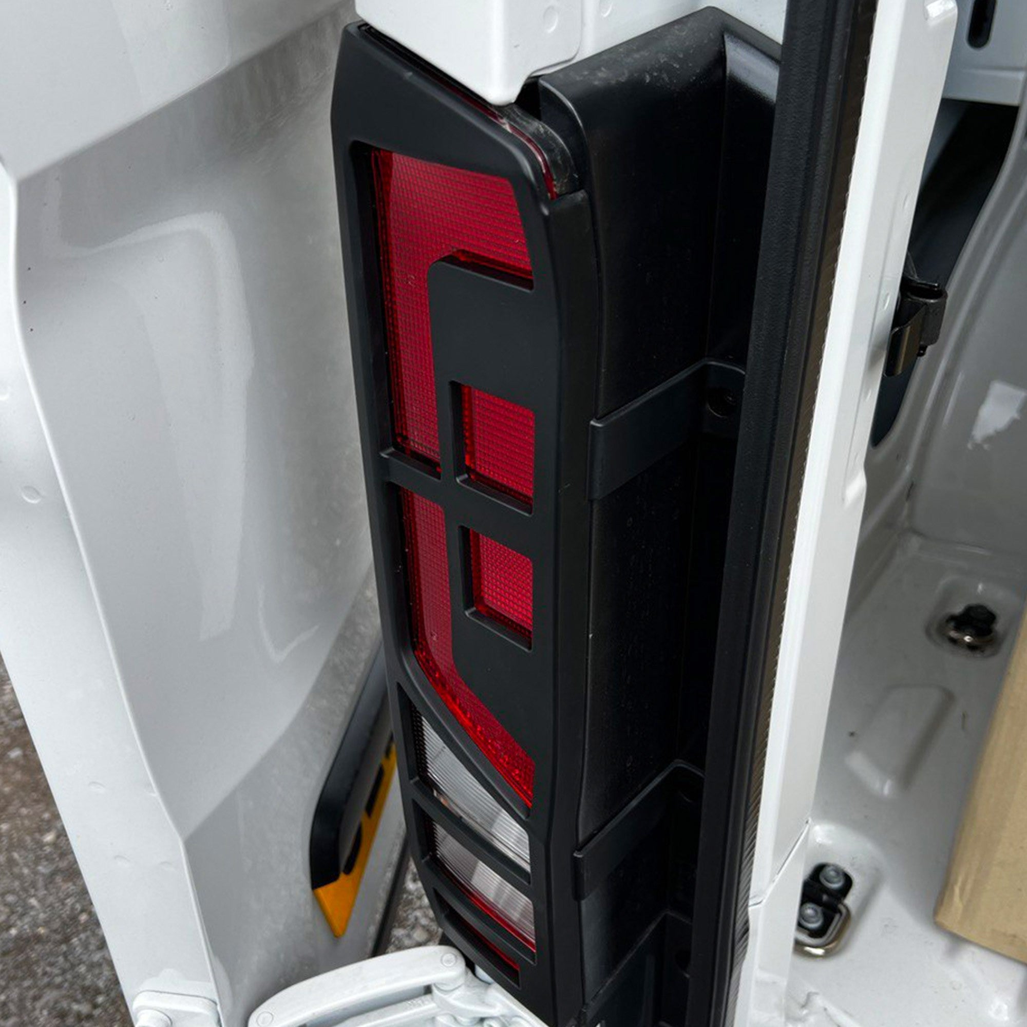 For Volkswagen Crafter Rear Light Guards -  Matte Black (2018 Onwards)