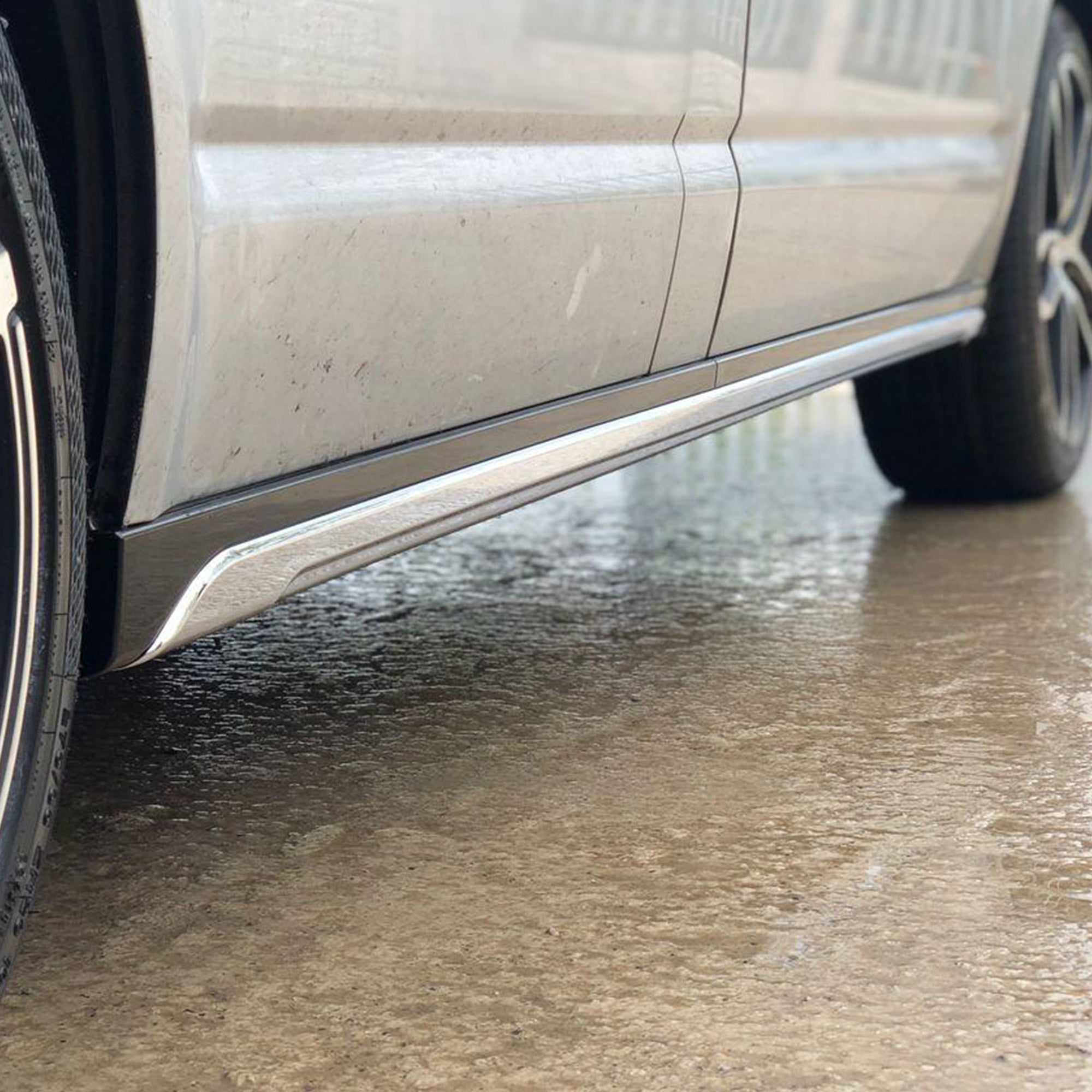 For VW T6.1 SWB ABS Side Skirts Painted In Deep Black Ready to Fit, Latest Accessories