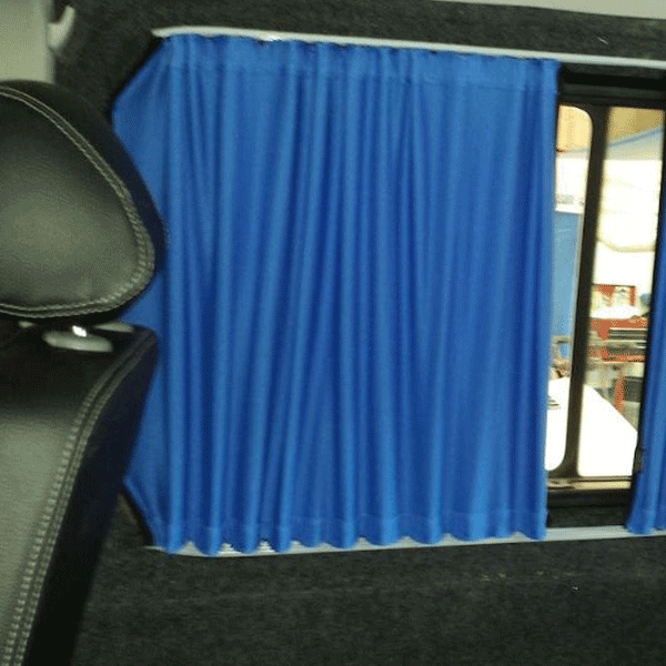 For VW T6 Transporter Van Conversion Premium Curtains - Black/Blue - CREATE YOUR OWN BUNDLE! Van-X