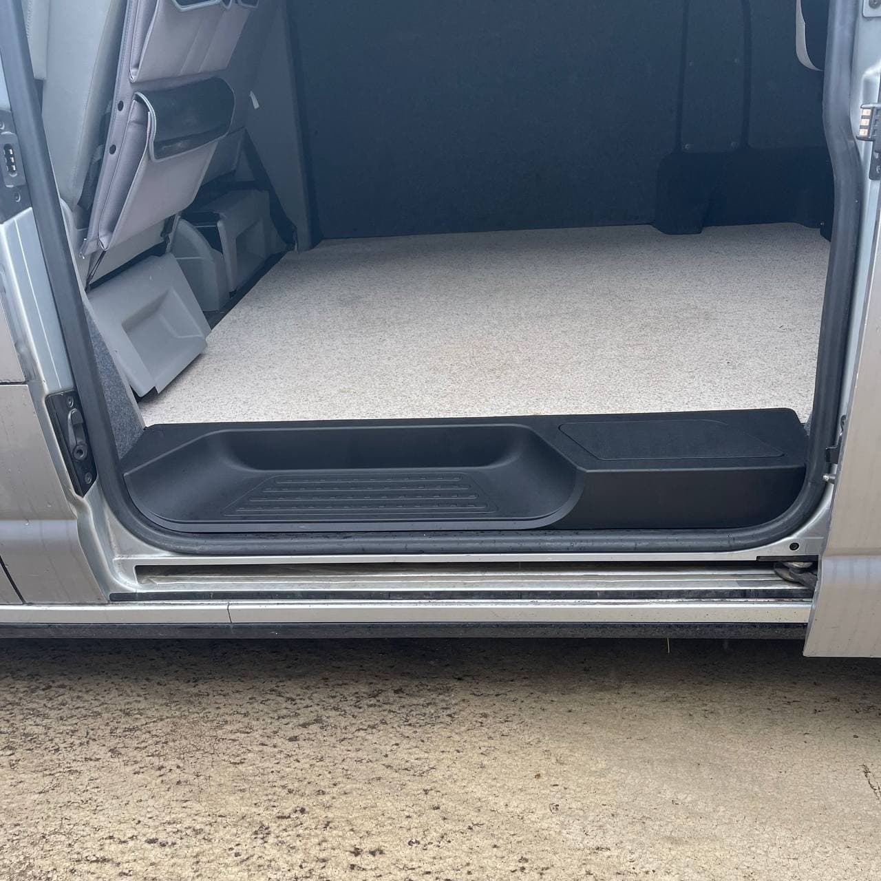 For VW T5, T5.1 Transporter Side Loading Door Step V3 17mm Extra Deep with Storage Compartment (B-Grade)