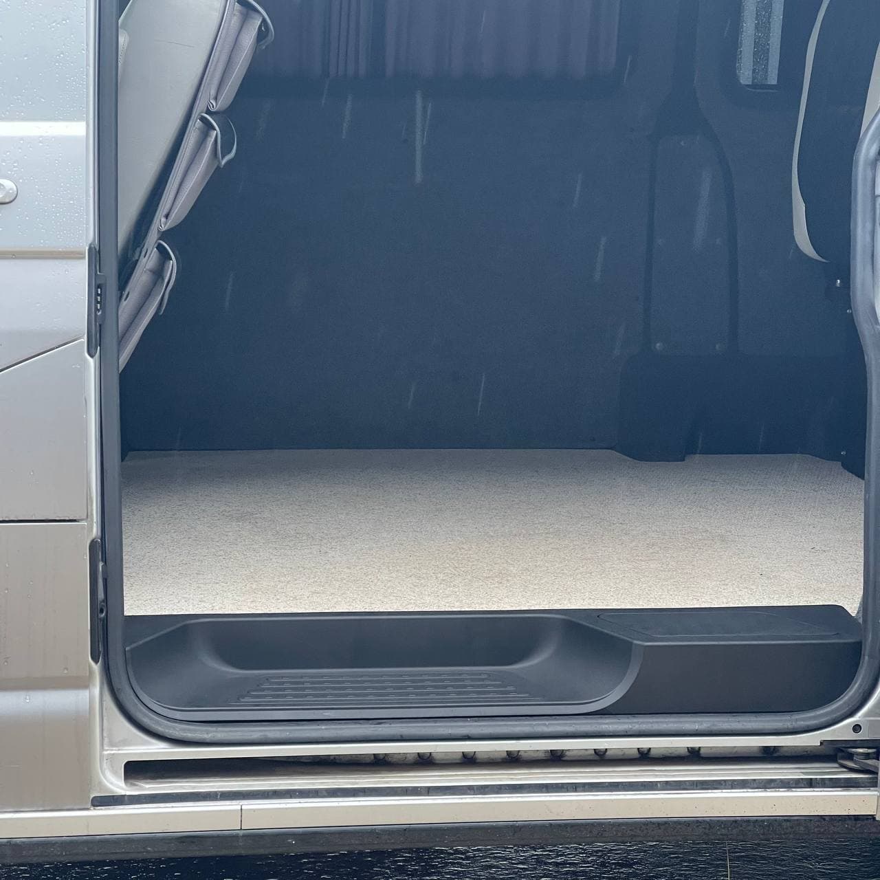 For VW T6.1 Transporter Side Loading Door Step V3 17mm Extra Deep with Storage Compartment (B-Grade)