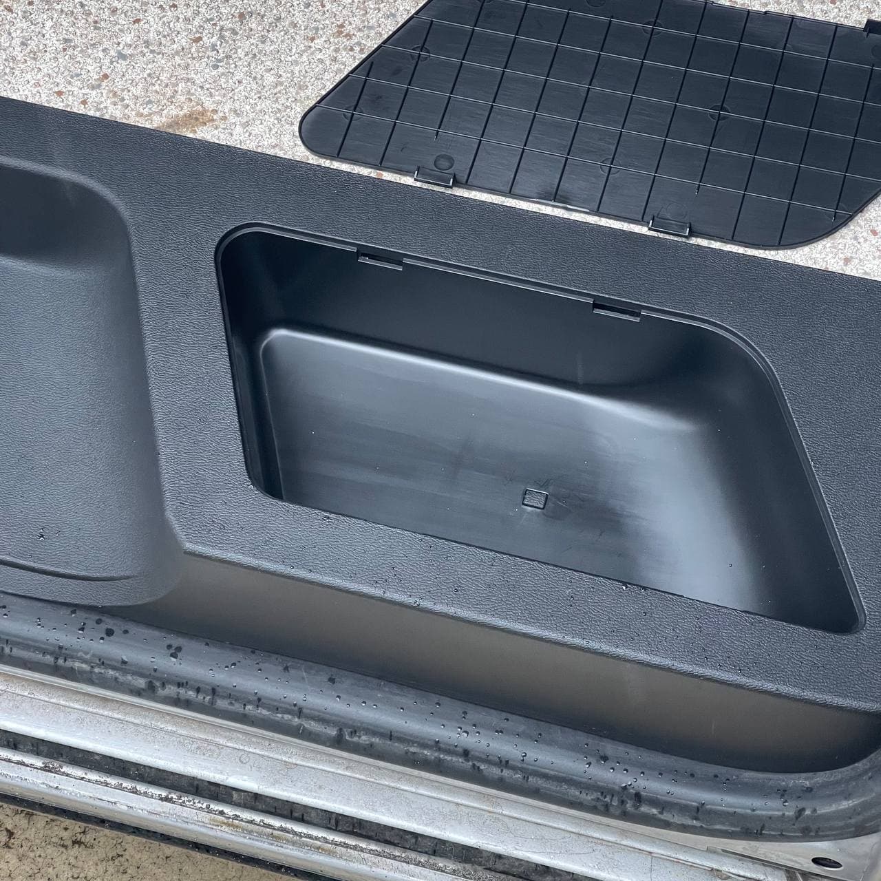 For VW T6.1 Transporter Side Loading Door Step V3 17mm Extra Deep with Storage Compartment