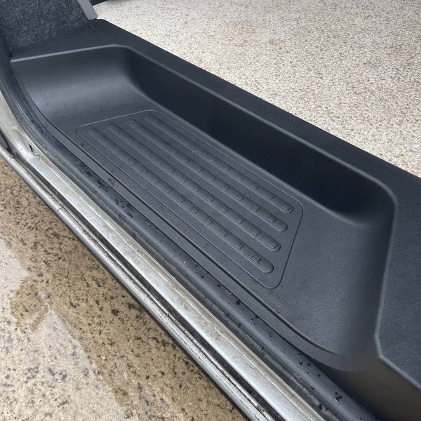 For VW T6.1 Transporter Side Loading Door Step V3 17mm Extra Deep with Storage Compartment (B-Grade)