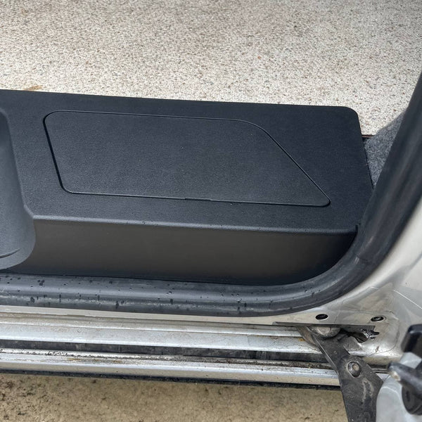 For VW T6 Transporter Side Loading Door Step V3 17mm Extra Deep with Storage Compartment (B-Grade)