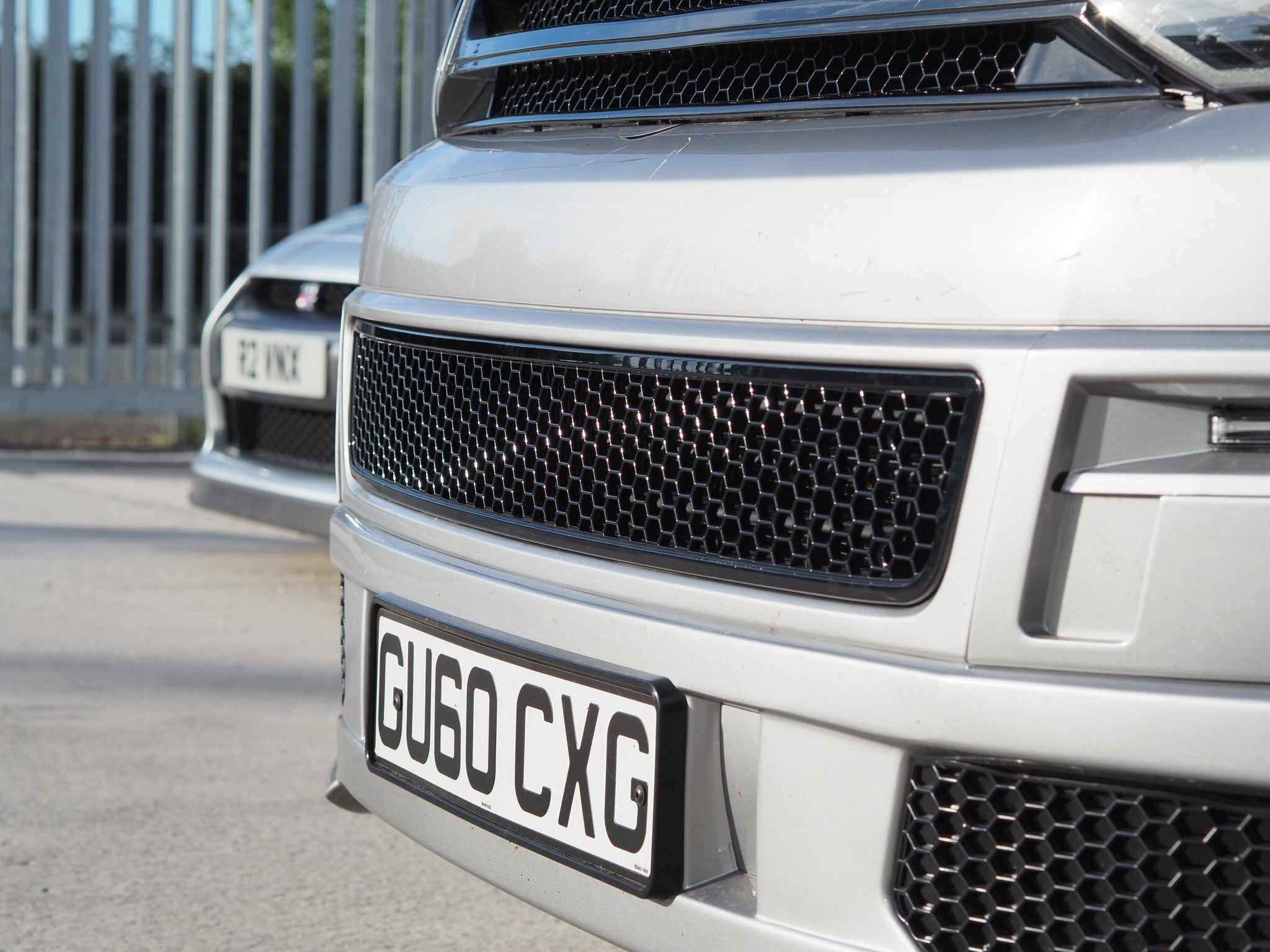 For VW T5.1 Transporter Van Front Styling Gloss Black Package (3pcs) Painted and Ready to Fit