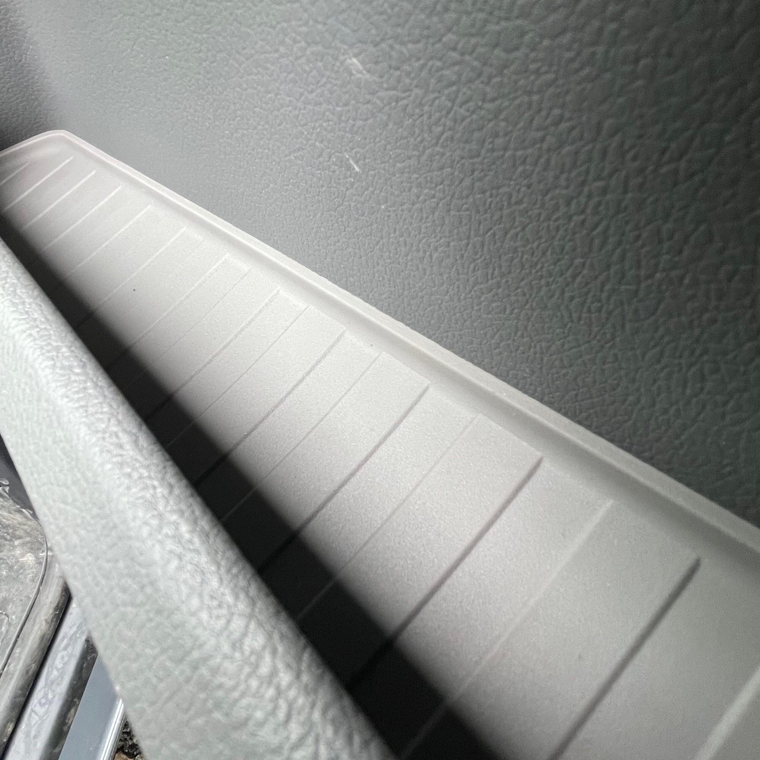 For VW T6.1 Transporter Rubber Door Liner Pocket Inserts Grey Campervan Conversion