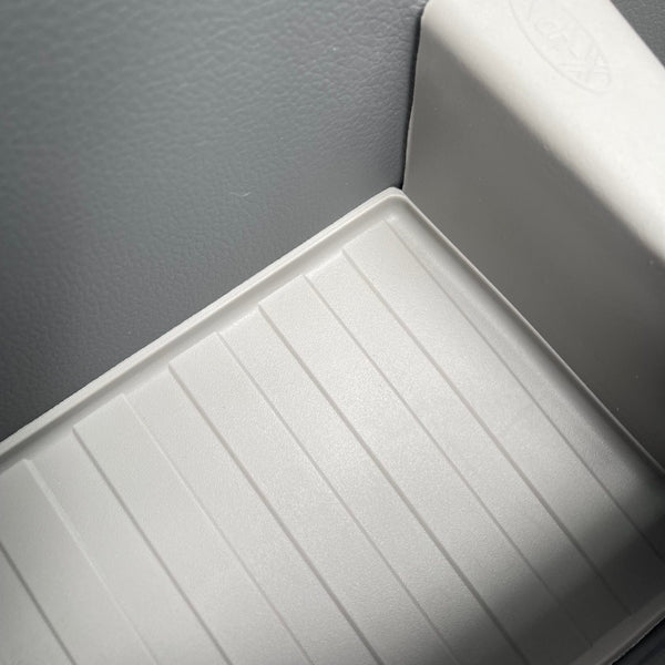 For VW T6.1 Transporter Rubber Door Liner Pocket Inserts Grey Campervan Conversion