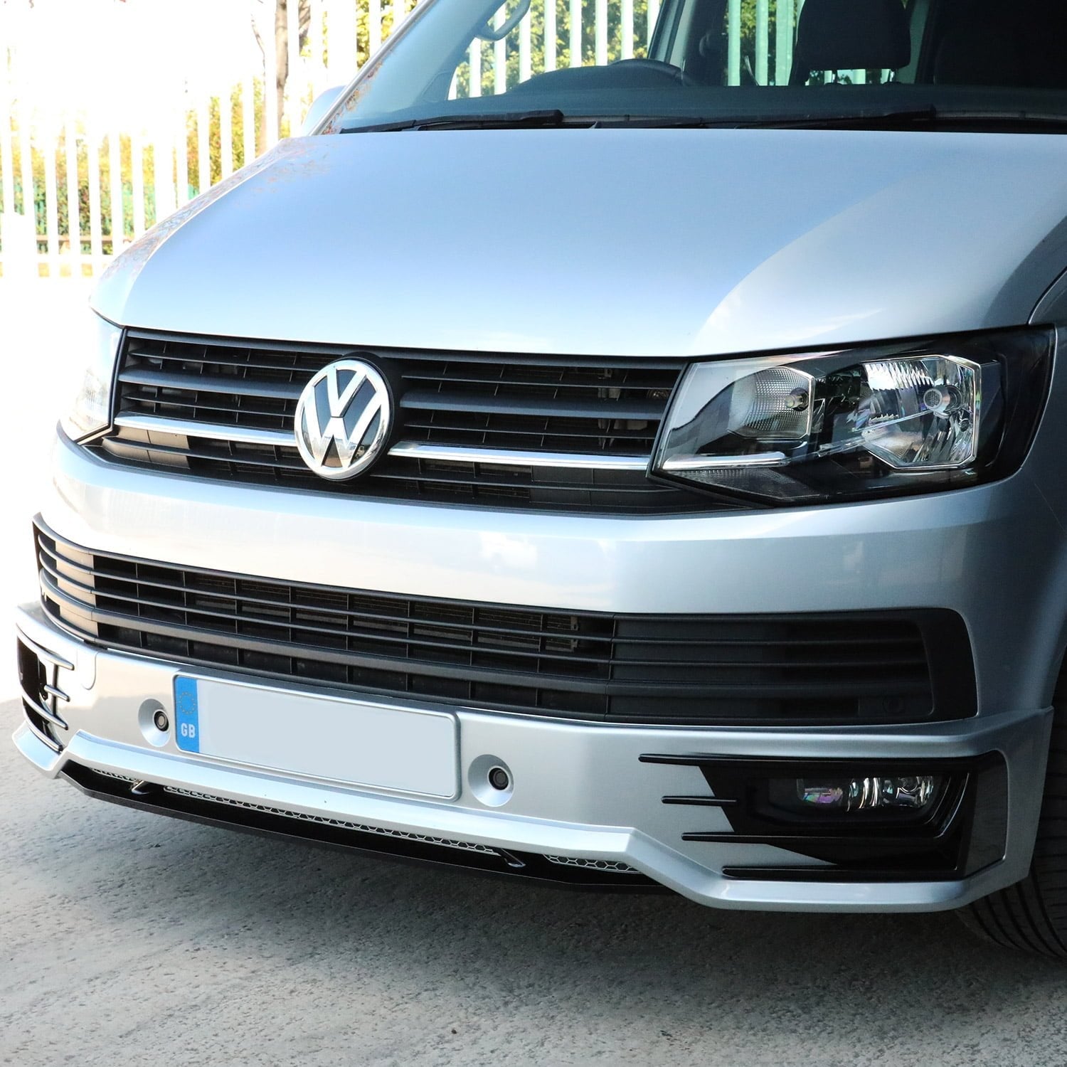For VW T6 Transporter Front Sportline Style Spoiler – B-Grade | Ideal for Repainting & Custom Respray