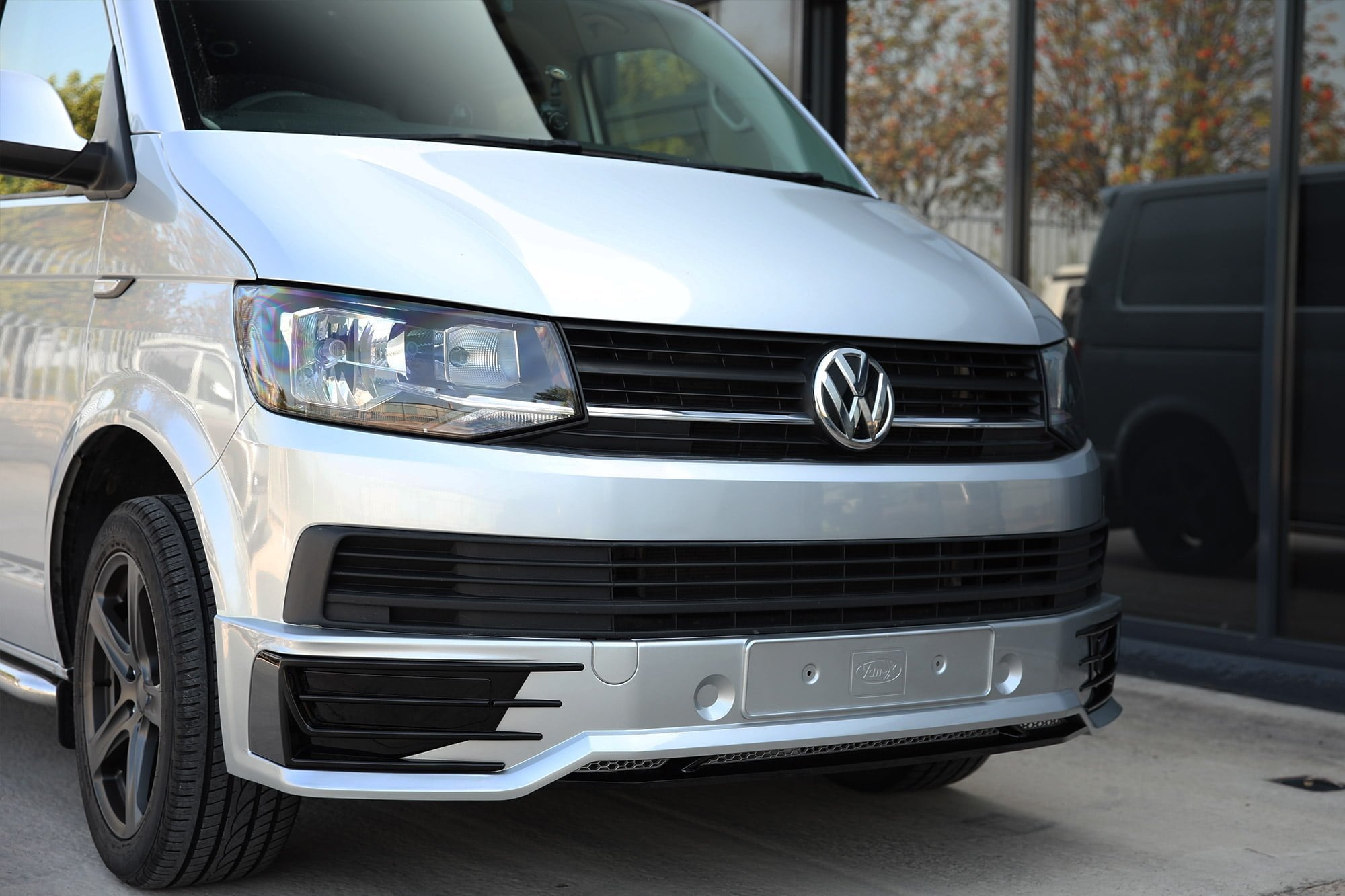 For VW T6 Transporter Front Sportline Style Spoiler – B-Grade | Ideal for Repainting & Custom Respray