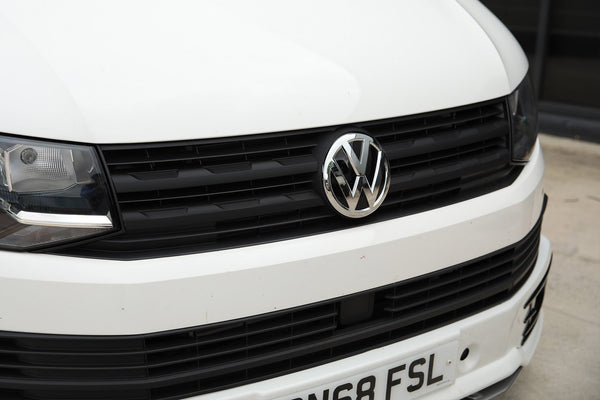 For VW Transporter T6 R-Line Front Grille Trims - Matte Black Painted and Ready to Fit