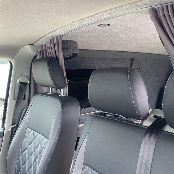 For Ford Transit Custom Cab Divider Curtain Kit with Rail Premium Quality  - Van-X