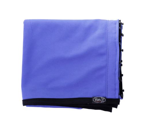 For Fiat Scudo Premium Window Curtains - Black/Blue - CREATE YOUR OWN BUNDLE! | Van-X