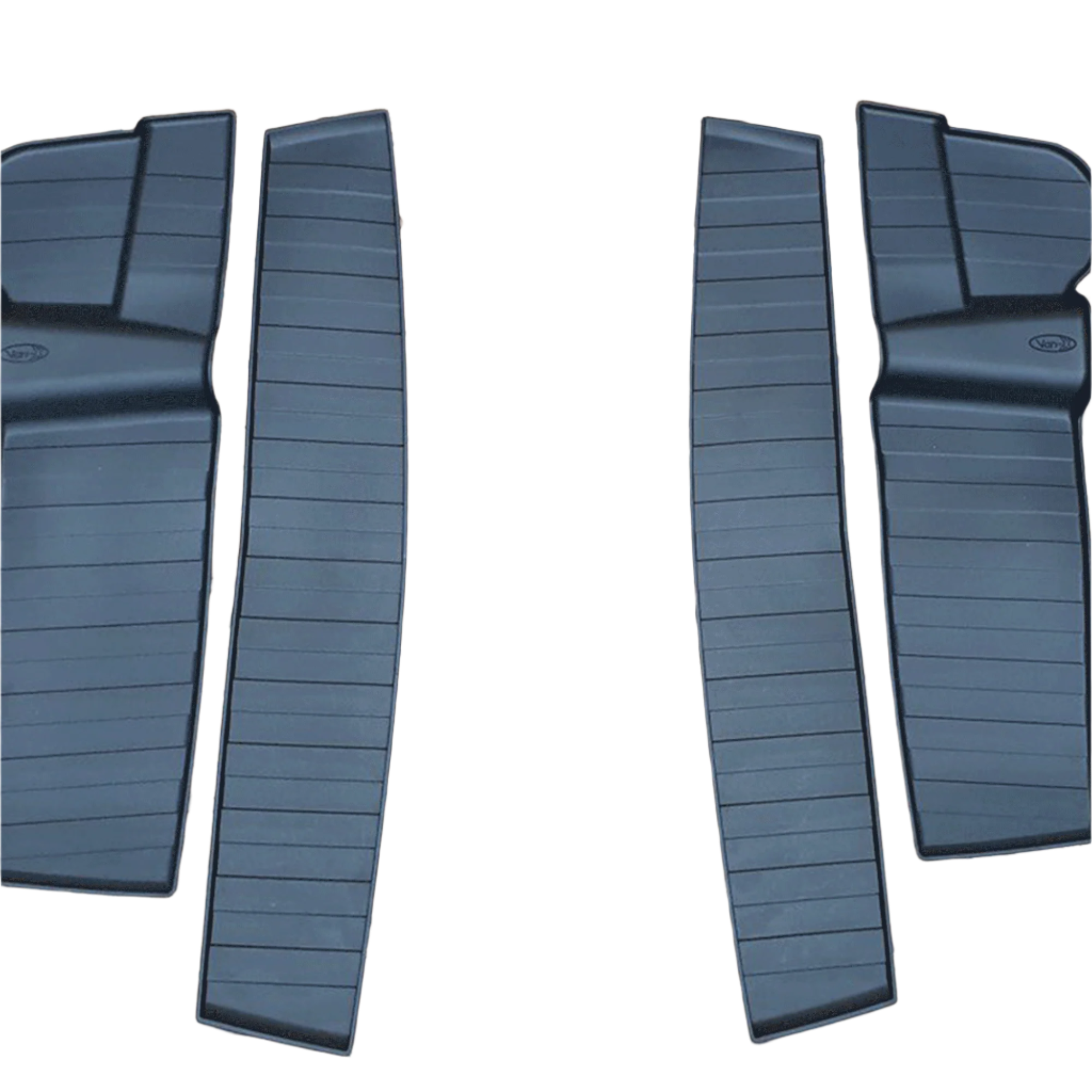 For Mercedes New Sprinter Dodge 907 Rubber Door Pocket Inserts Black - Van-X